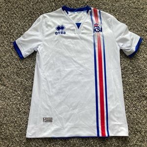 2016 Euro Iceland Away Jersey with patches Men’s Small